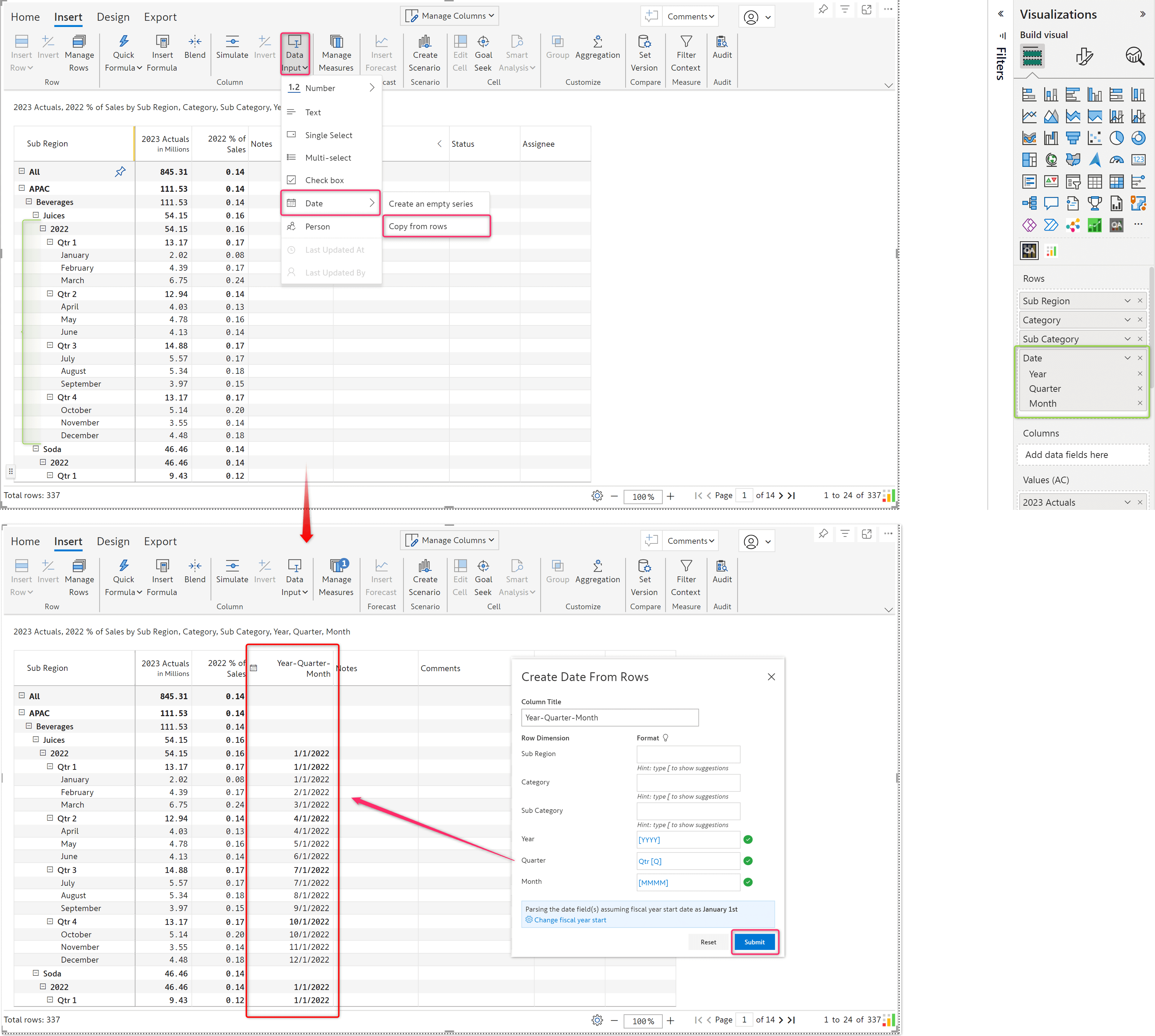 copy-dates-from-rows-to-input-column