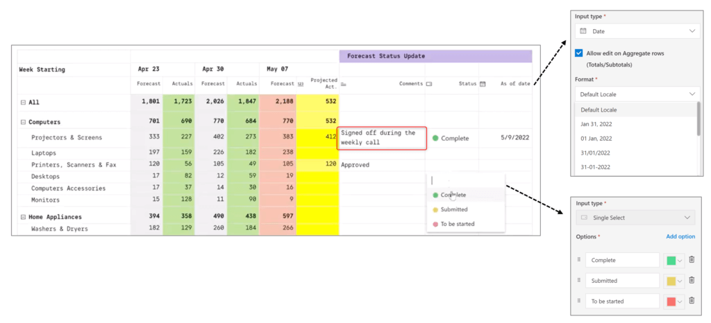 Data Input Columns - Autowrap