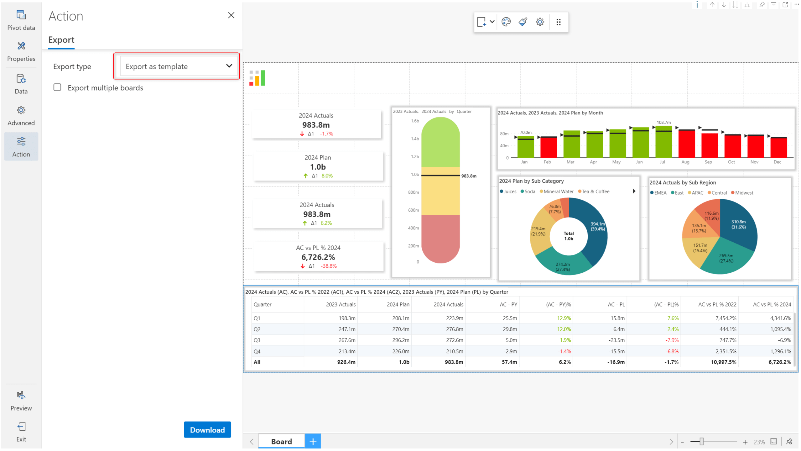 export-template