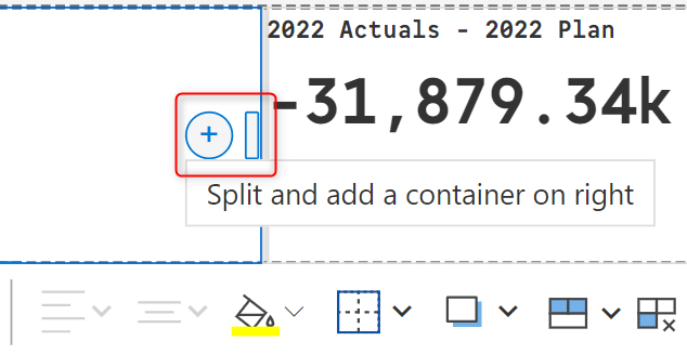UI/UX - Ease of splitting containers