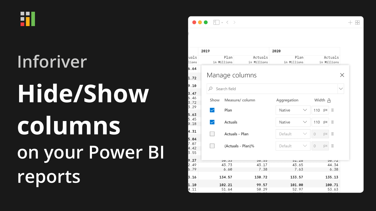 How Do I Add Multiple Columns In Power Bi Matrix