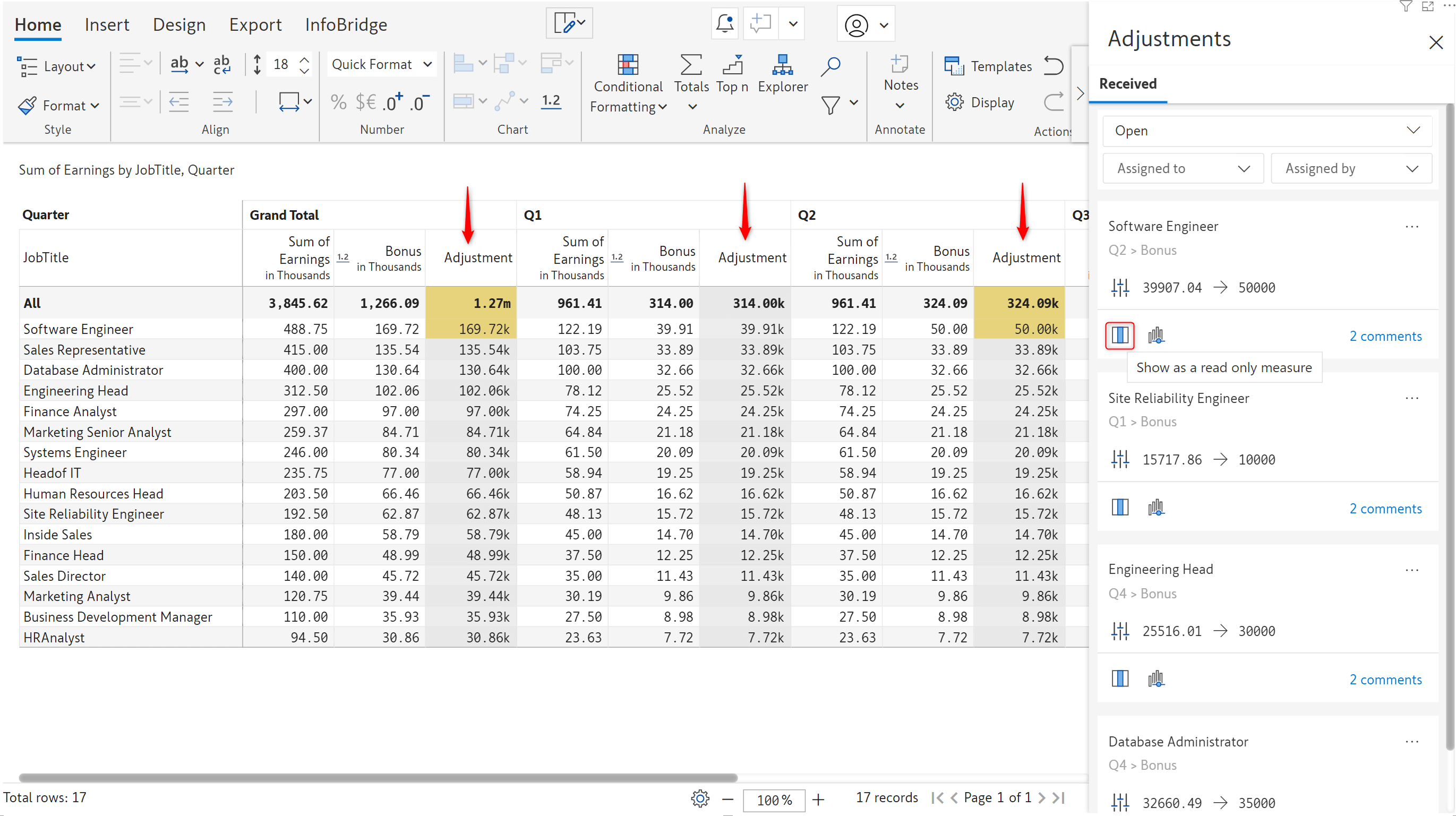 inforiver-evaluate-adjustments-read-only-measure