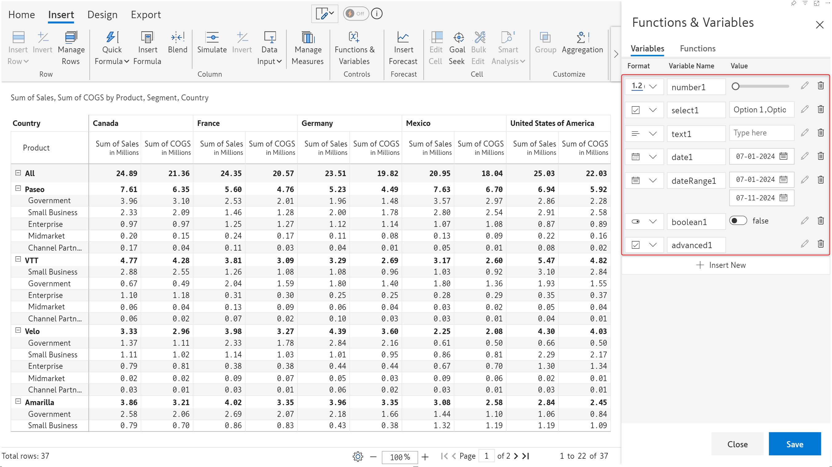 inforiver-variables-types-overview