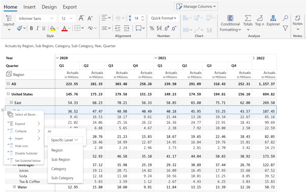 excel-like-pivot-analysis-in-power-bi-inforiver