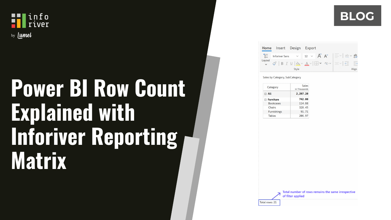 Power BI Row Count Explained with&nbsp;Inforiver&nbsp;Reporting Matrix&nbsp;