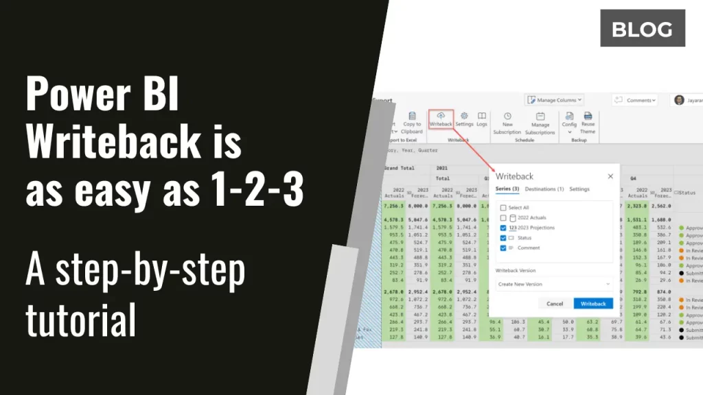 Power BI Writeback is as easy as 1-2-3: A Step-By-Step Tutorial
