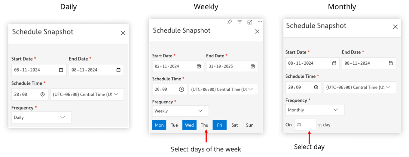 snapshot-schedule-daily-weekly-monthly-power-bi