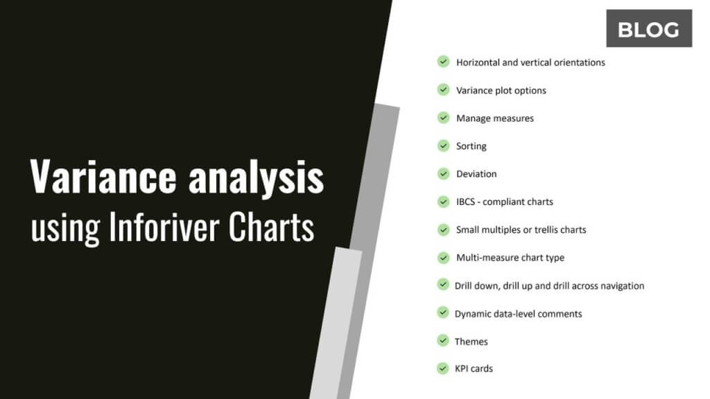Variance analysis in Power BI using Inforiver Charts