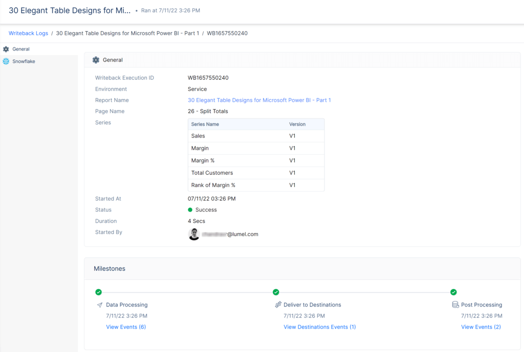 Writeback logs Improvements